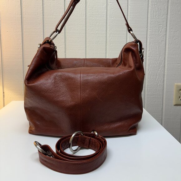 Osgoode Marley Sutton Slouchy Bag - Brown Leather - Picture 1 of 16